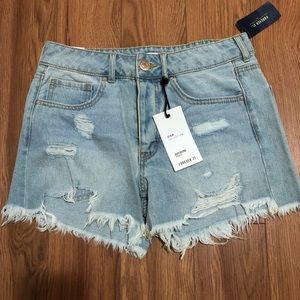 Forever 21 High Waisted Boyfriend Shorts